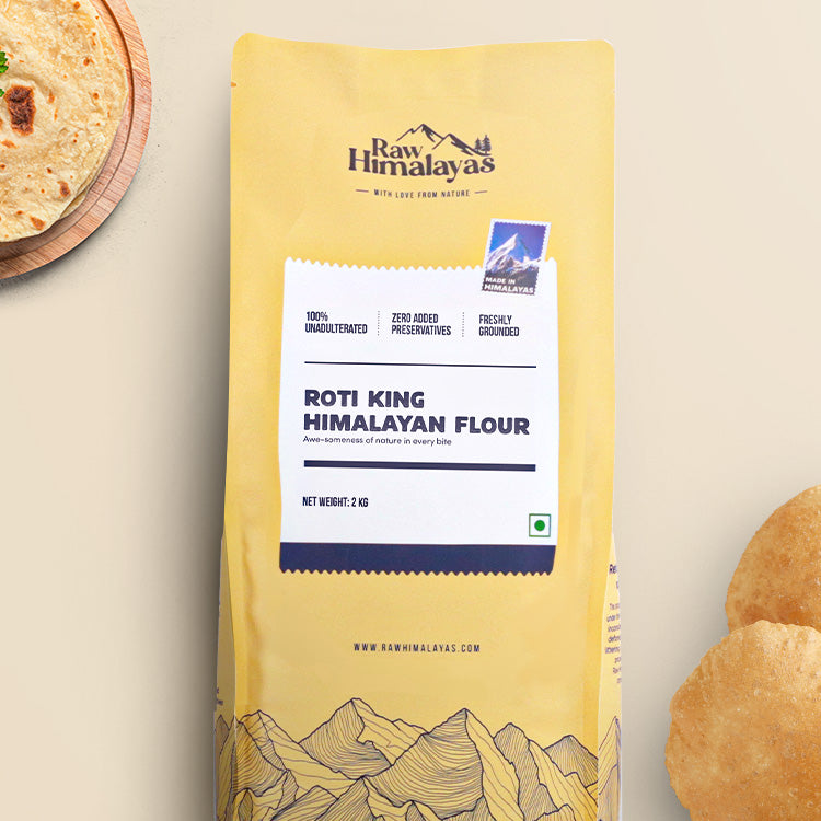 Roti King Himalayan Flour (2kg) - Enriched with Dietary Fiber