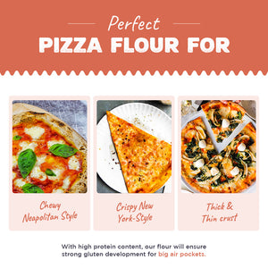 pizza flour for thick & thin crust